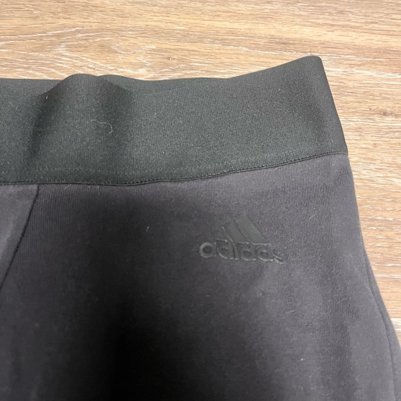 Adidas Black Mesh Panel Leggings - Picture 4 of 6